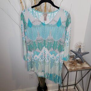 Easywear By Chico's Tunic Womens 0 (Small)
